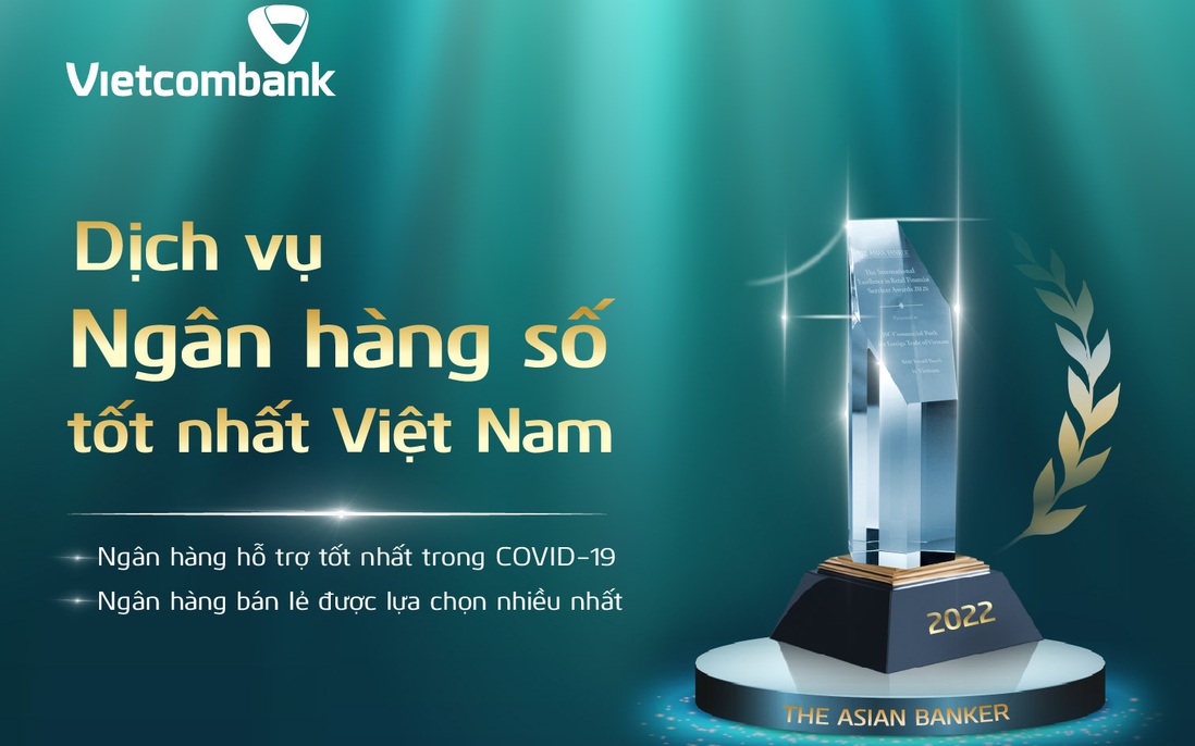 Vietcombank được vinh danh với 3 giải thưởng lớn của The Asian Banker