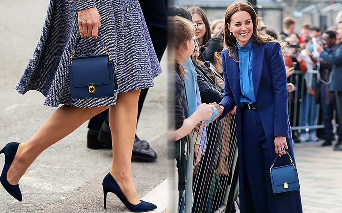 Chiếc túi bình dân được Kate Middleton đeo tận 2 lần 1 tuần: Đẹp, gọn, giá quá "dễ thương"!