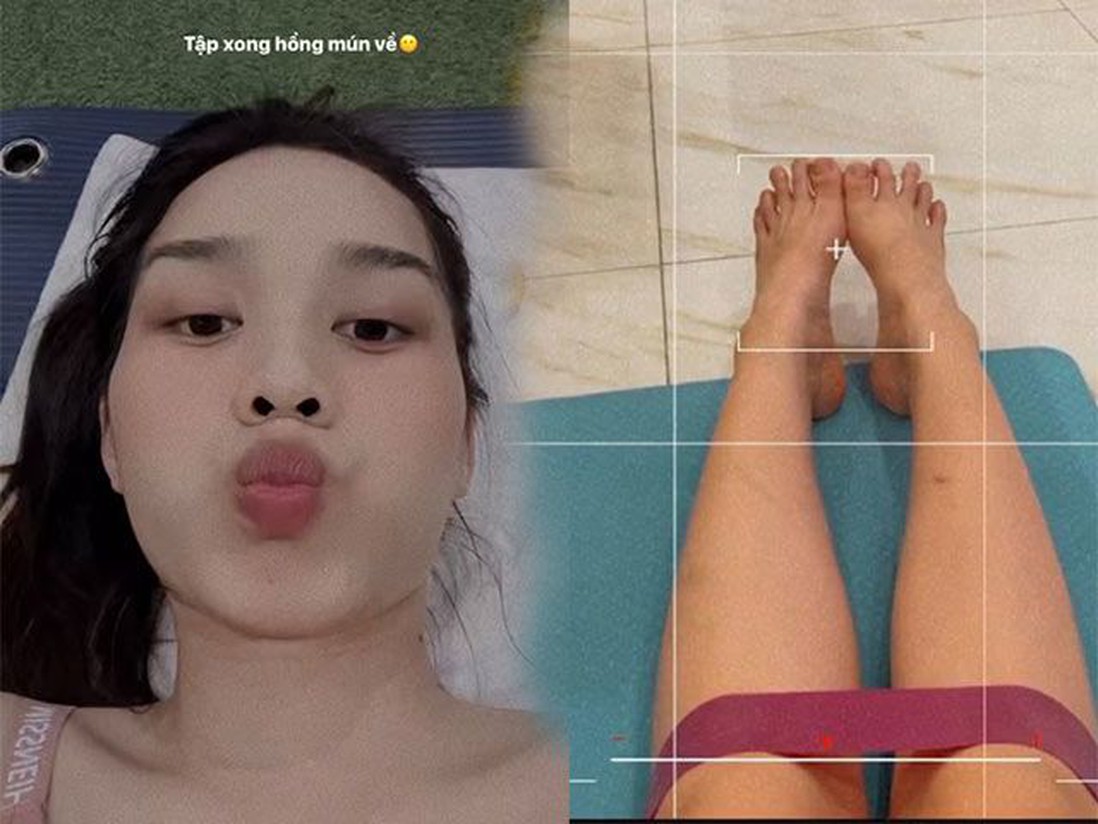 Tập gym xong vẫn không muốn về, mấy ai chăm "gọt" dáng như Đỗ Thị Hà
