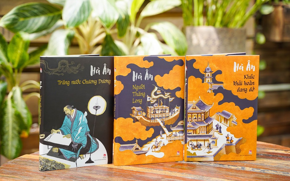 Tái bản trọn bộ tiểu thuyết lịch sử đời Trần của nhà văn Hà Ân 