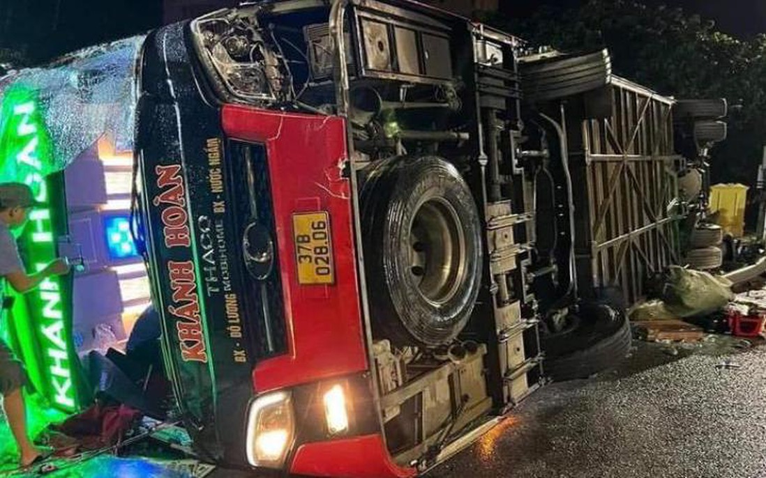 Thông tin bất ngờ về xe khách gây tai nạn khiến 4 người tử vong ở Ninh Bình