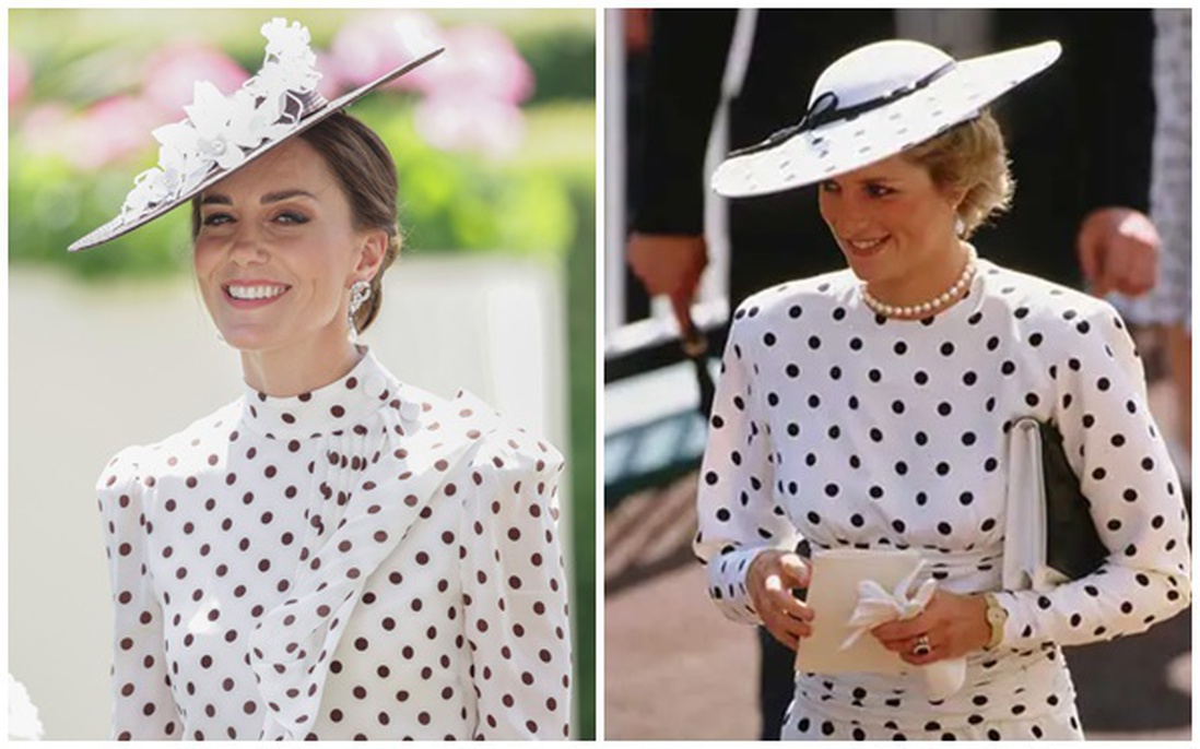 Công nương Kate gây sốt truyền thông với màn "hóa thân" đỉnh cao giống hệt mẹ chồng Diana