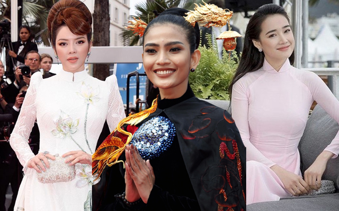 4 sao Việt diện áo dài tại Cannes: Thanh tao, đơn giản mà tỏa sáng ngời ngời