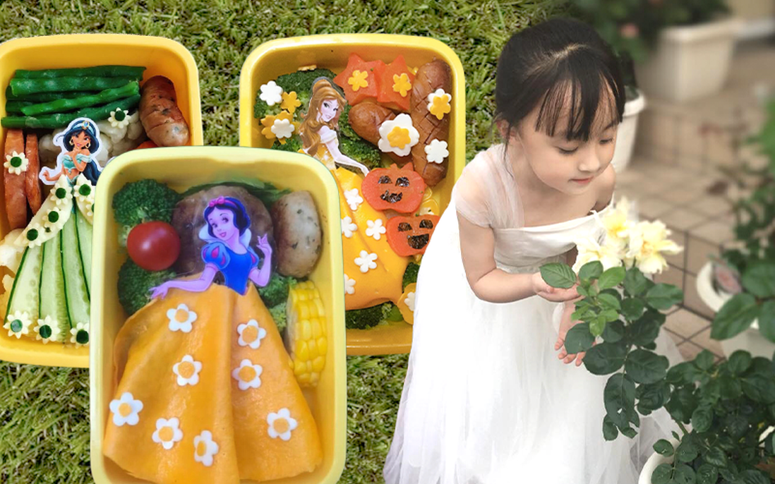 Mẹ Việt ở Nhật làm cơm hộp công chúa cực yêu, bữa nào con gái cũng vui vẻ ăn hết suất