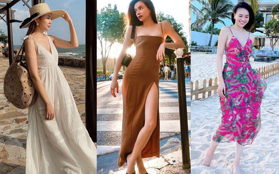 Sao Việt gợi ý 12 cách mặc váy 2 dây sành điệu