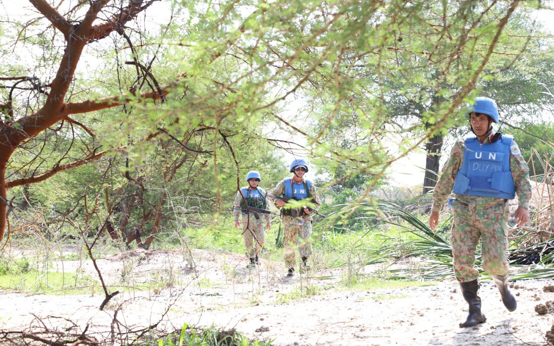Lính "mũ nồi xanh” với nhiều hoạt động tiên phong gìn giữ hoà bình ở Abyei