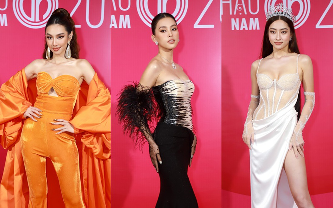 Dàn mỹ nhân hội tụ trên thảm đỏ họp báo Hoa hậu Việt Nam 2022 