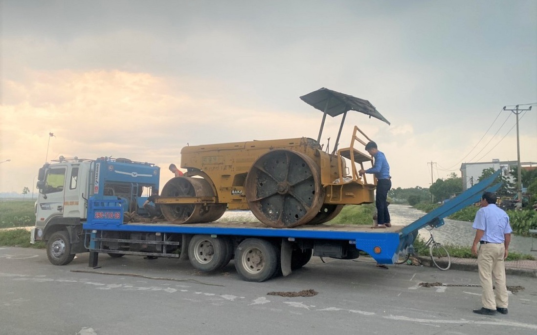 Trộm xe lu từ Nghệ An mang ra Hà Nội bán
