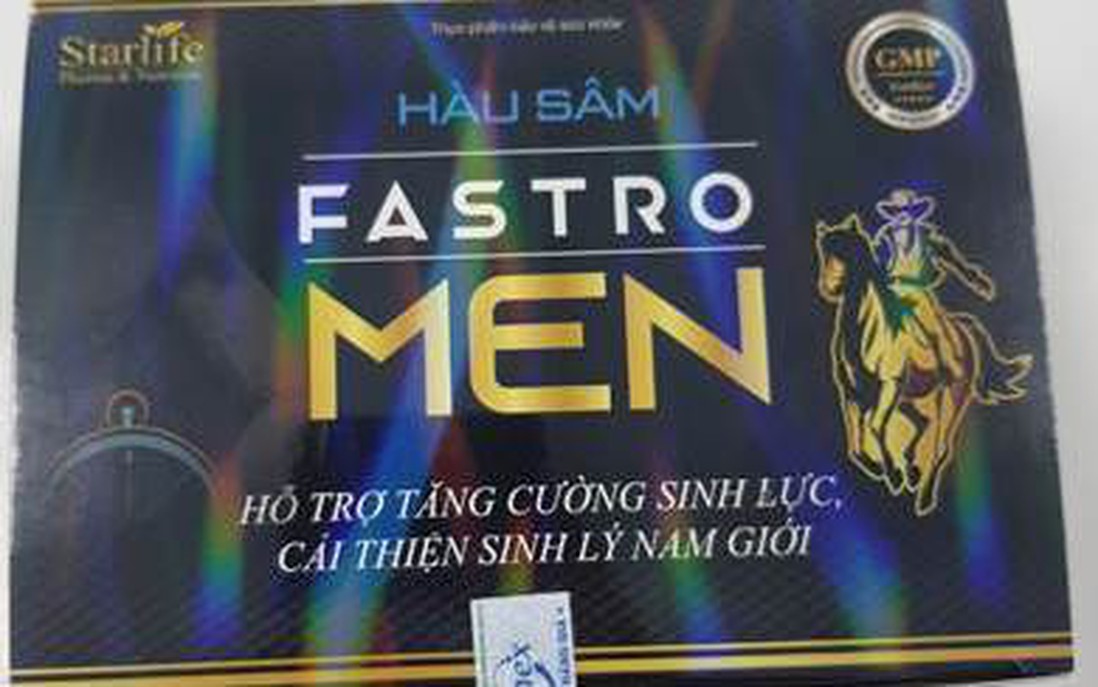 Hàu sâm Fastro men có chứa chất cấm 