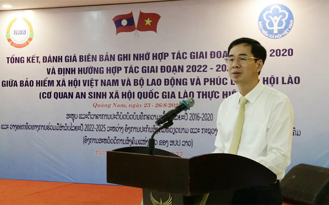 BHXH Việt Nam và Cơ quan An sinh xã hội Quốc gia Lào tăng cường hợp tác trong lĩnh vực an sinh xã hội