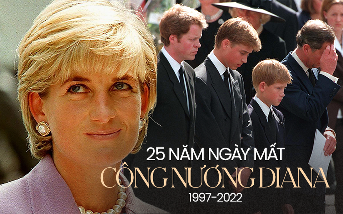 25 năm trôi qua, sự ra đi của Công nương Diana vẫn là nỗi ám ảnh với những người ở lại