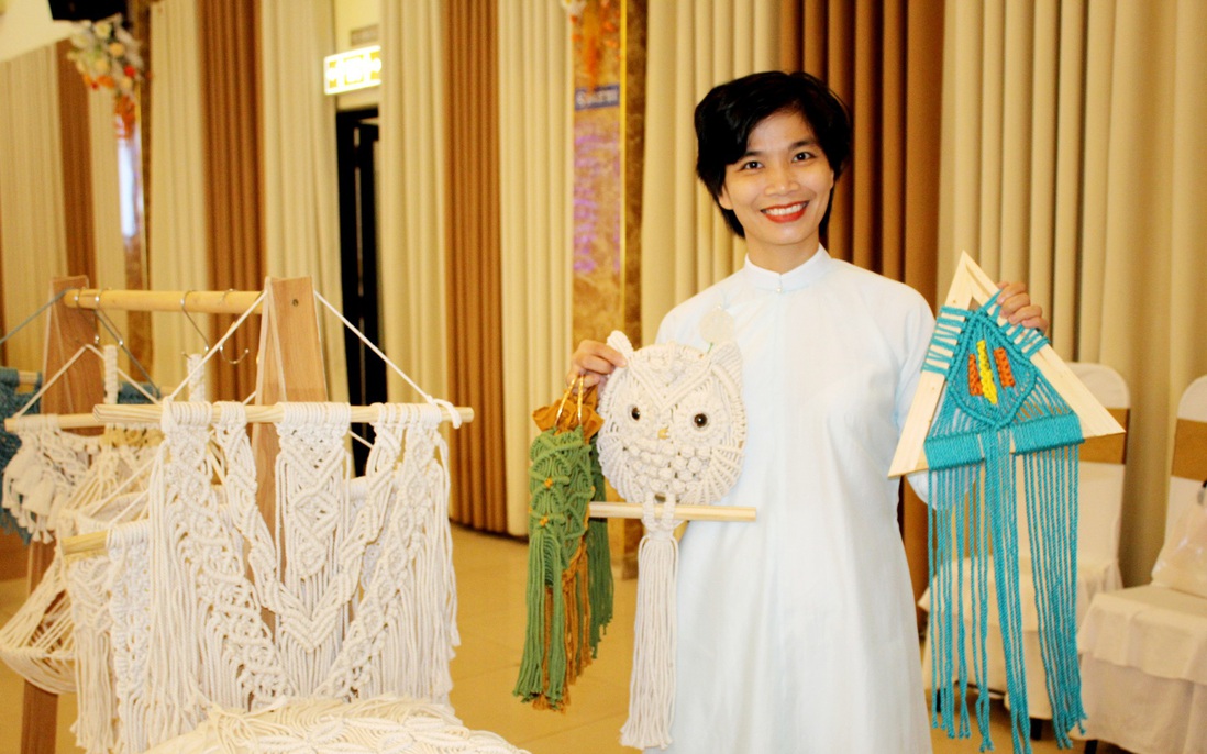 Mang nghệ thuật Macrame đến với người Việt