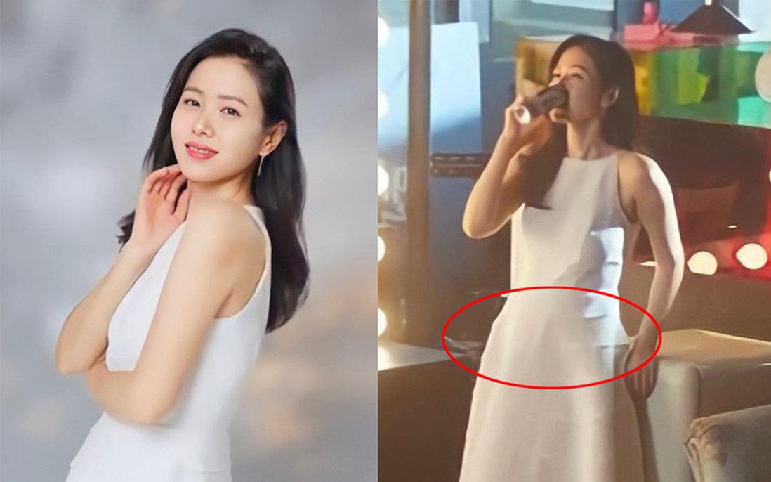 Son Ye Jin để lộ bụng bầu, gương mặt tròn trịa trong loạt khoảnh khắc hậu trường 