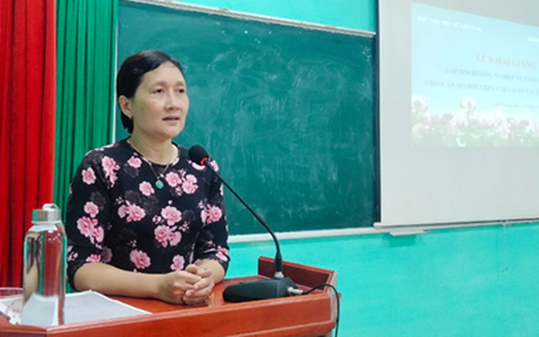 Bắc Giang: Khai giảng lớp bồi dưỡng nghiệp vụ công tác Hội