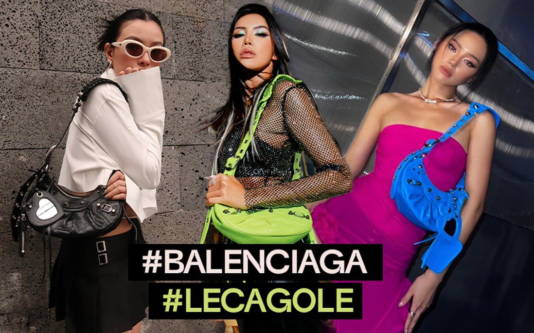 Hội siêu mẫu, fashionista Việt review túi Balenciaga Le Cagole 