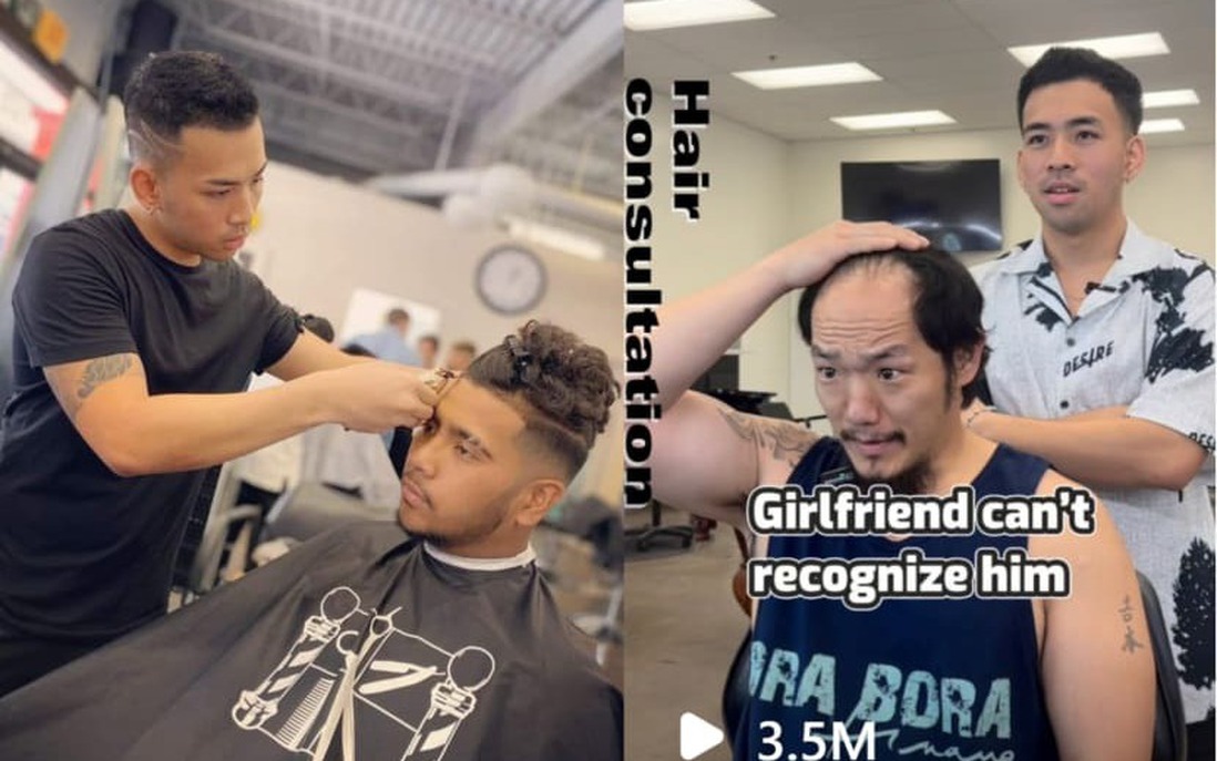 Anh thợ cắt tóc người Việt ở Hawaii sở hữu những clip "lột xác" triệu view
