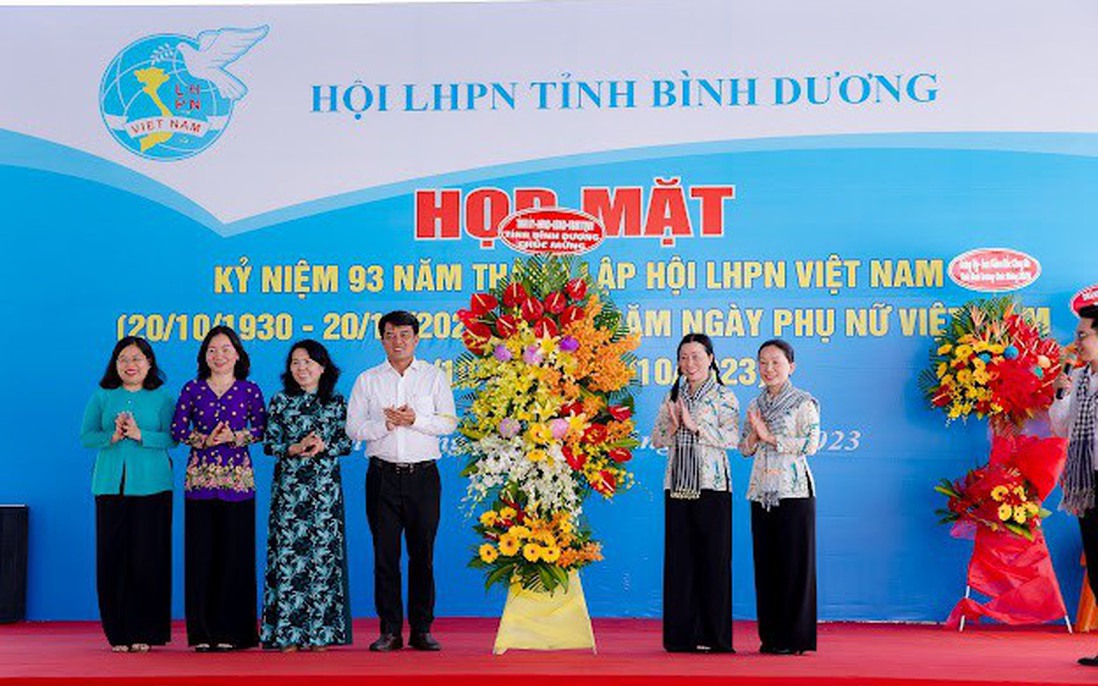 Bình Dương: Họp mặt kỷ niệm 93 năm thành lập Hội LHPN Việt Nam