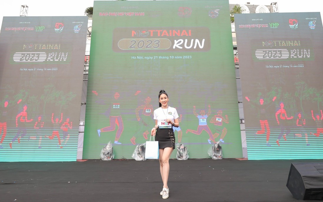 Hoa hậu Trịnh Thanh Hồng gây ấn tượng ở Ngày hội Mottainai 2023