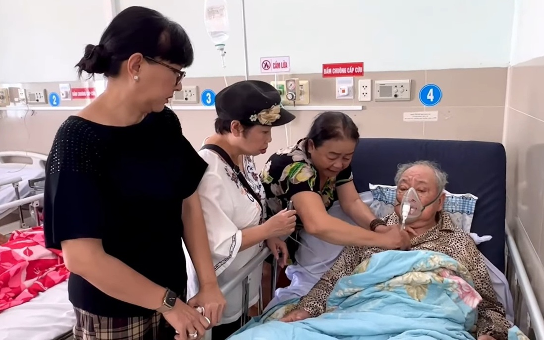 Nghệ sĩ Hùng Minh ốm nặng, phải nằm viện, thở máy, không ăn uống được