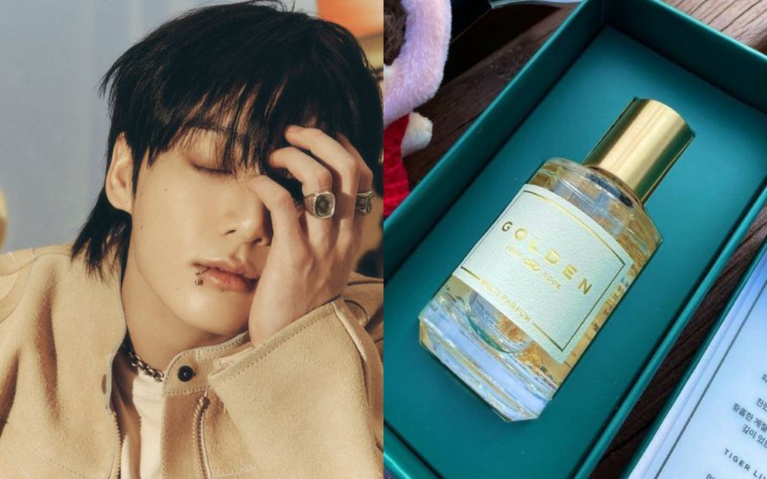 Jung Kook tặng fan nước hoa chứa vảy vàng 24K