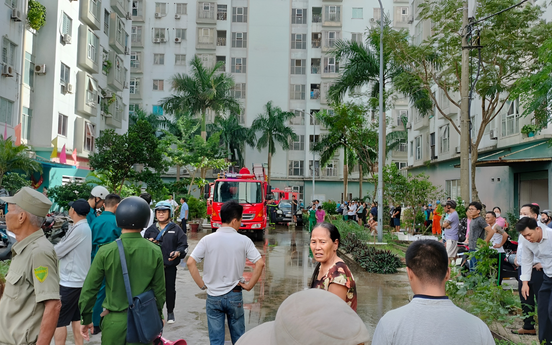 Cháy căn hộ tại chung cư 12 tầng ở Đà Nẵng