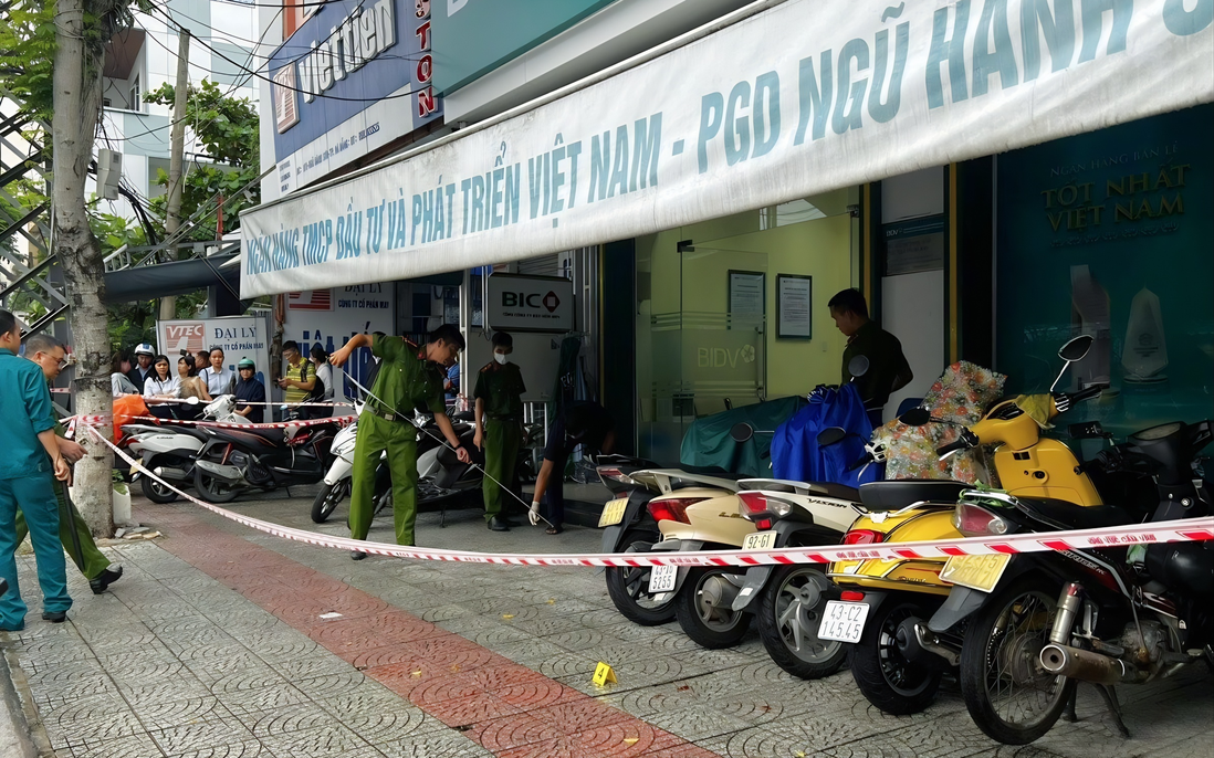 Vụ nổ súng cướp ngân hàng ở Đà Nẵng: Bảo vệ bị trọng thương