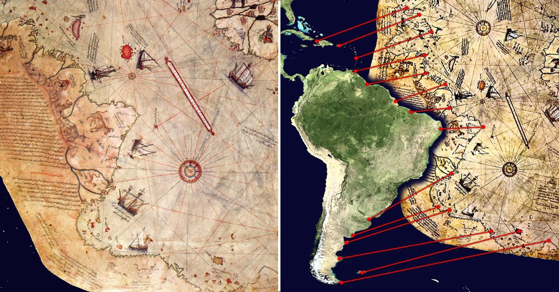 Bí ẩn về bản đồ Piri Reis: Làm sao con người có thể biết tới sự hiện diện của Nam Cực từ năm 1513?