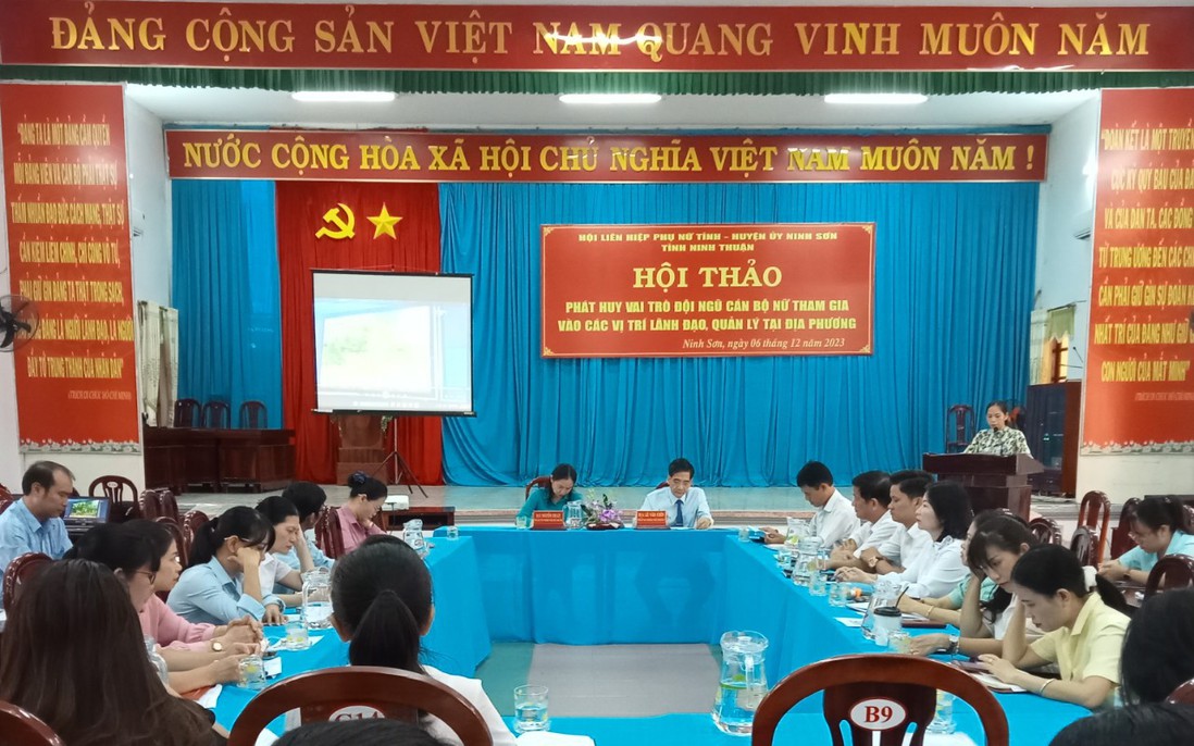 Ninh Thuận: Phát huy vai trò đội ngũ cán bộ nữ tham gia các vị trí lãnh đạo, quản lý tại địa phương