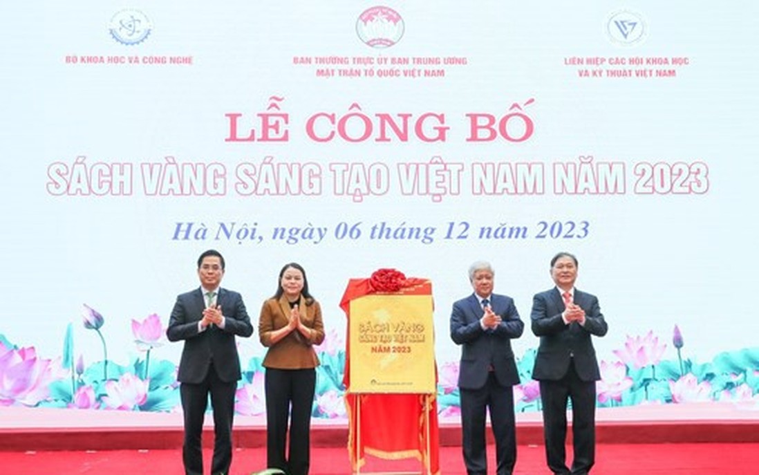 79 công trình tiêu biểu được ghi danh vào "Sách vàng sáng tạo Việt Nam" năm 2023