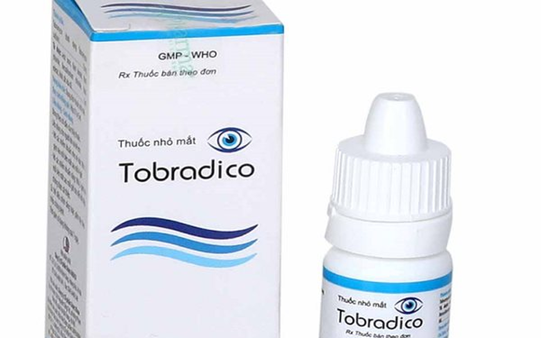 Thuốc nhỏ mắt Tobradico bị thu hồi do vi phạm chất lượng 