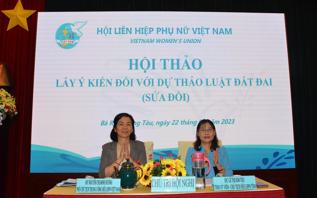Bà Rịa-Vũng Tàu: Hội LHPN đóng góp ý kiến về Dự thảo Luật Đất đai (sửa đổi) 