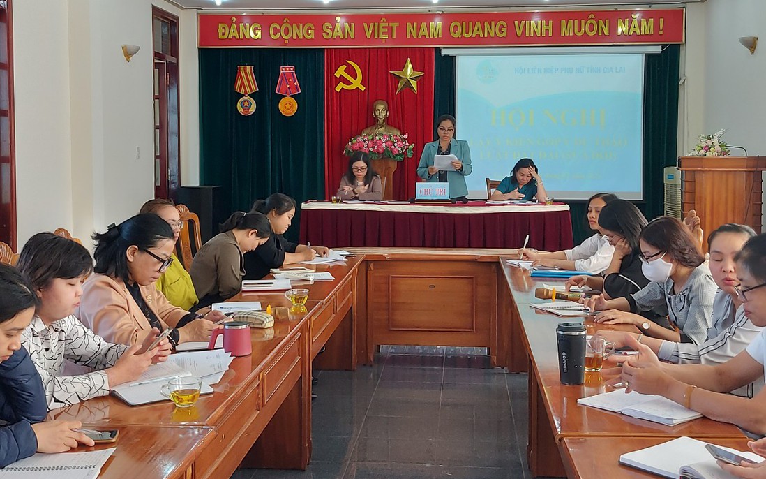 Hội LHPN tỉnh Gia Lai tổ chức Hội nghị lấy ý kiến góp ý dự thảo Luật Đất đai (sửa đổi)