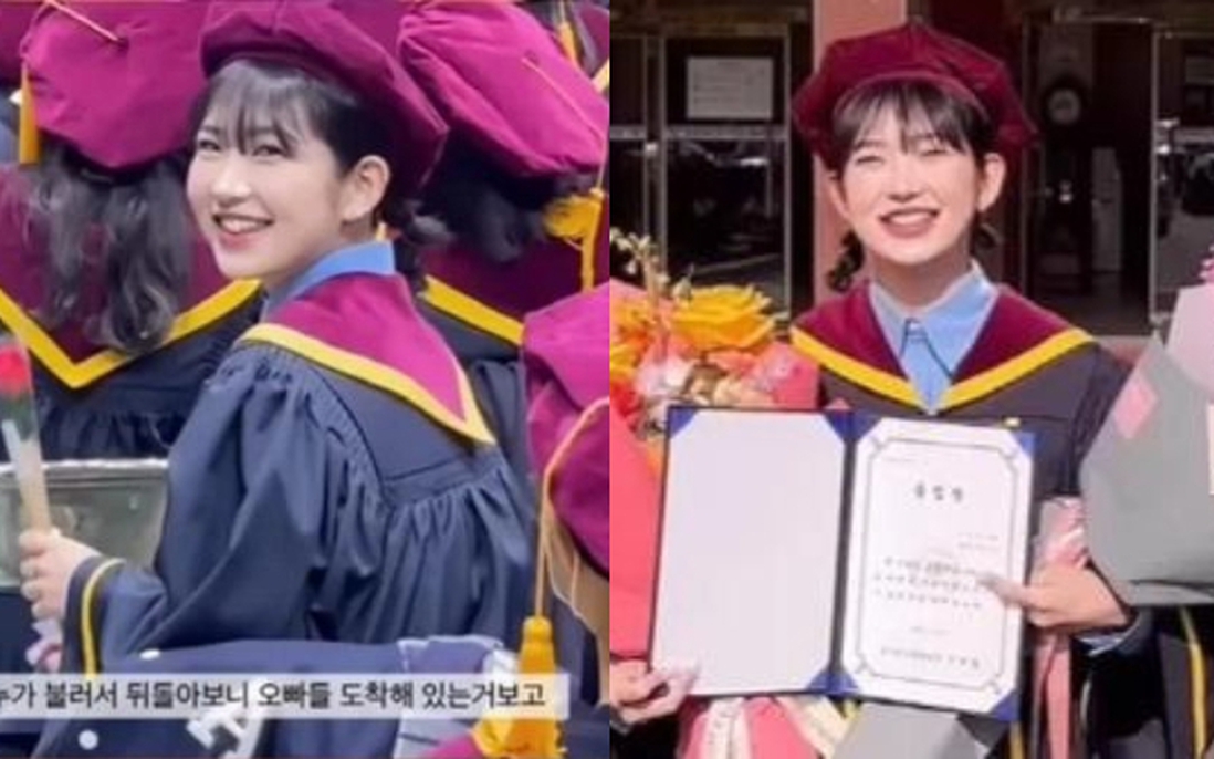 Rơi nước mắt hình ảnh con gái minh tinh quá cố Choi Jin Sil đơn độc ở lễ tốt nghiệp