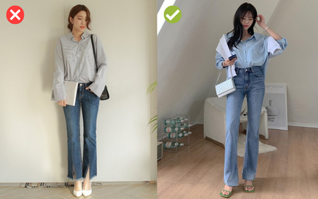 4 kiểu quần jeans "dìm dáng" không nên mua 