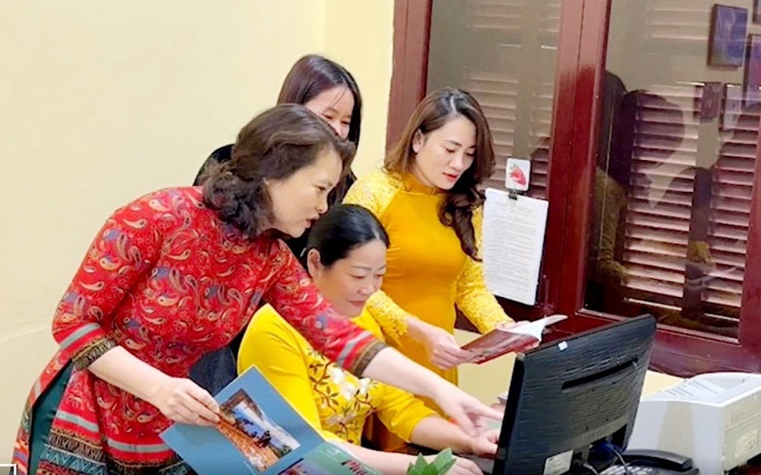 Lạng Sơn: Cán bộ, hội viên, phụ nữ rộn ràng hưởng ứng "Tuần lễ Áo dài" 2023