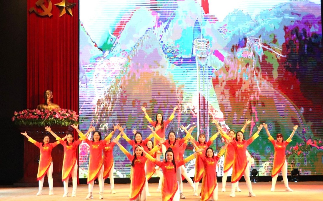 Sôi nổi Hội thi "Dân vũ thể thao" năm 2023 tỉnh Lai Châu