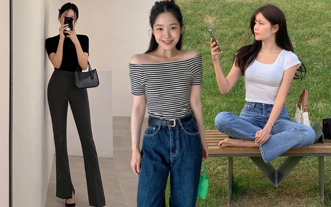 5 mẫu áo dáng ôm đang "hot" không kém đồ oversized