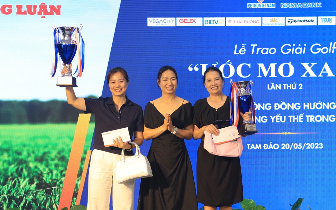 Giải Golf “Ước mơ xanh” 2023 quyên góp gần 400 triệu đồng hỗ trợ bệnh nhi ung thư, người yếu thế