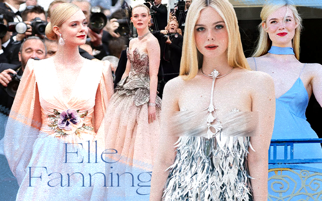 "Công chúa" Elle Fanning và màn lột xác ngỡ ngàng ở LHP Cannes 2023