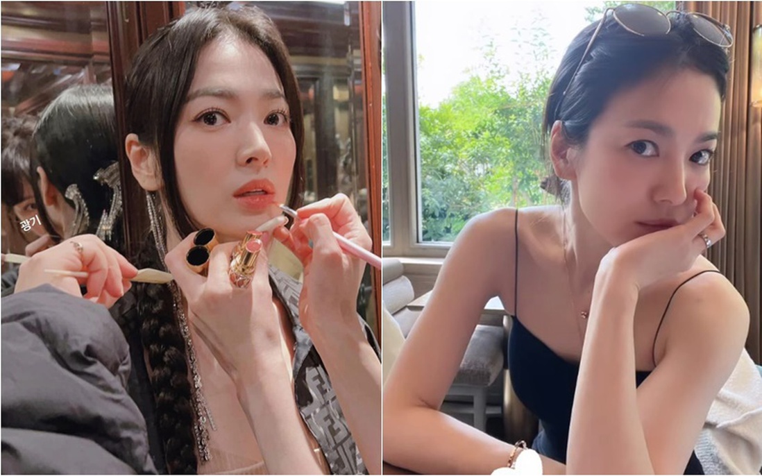 Song Hye Kyo giữ da căng mướt nhờ đắp mặt nạ tự nhiên 