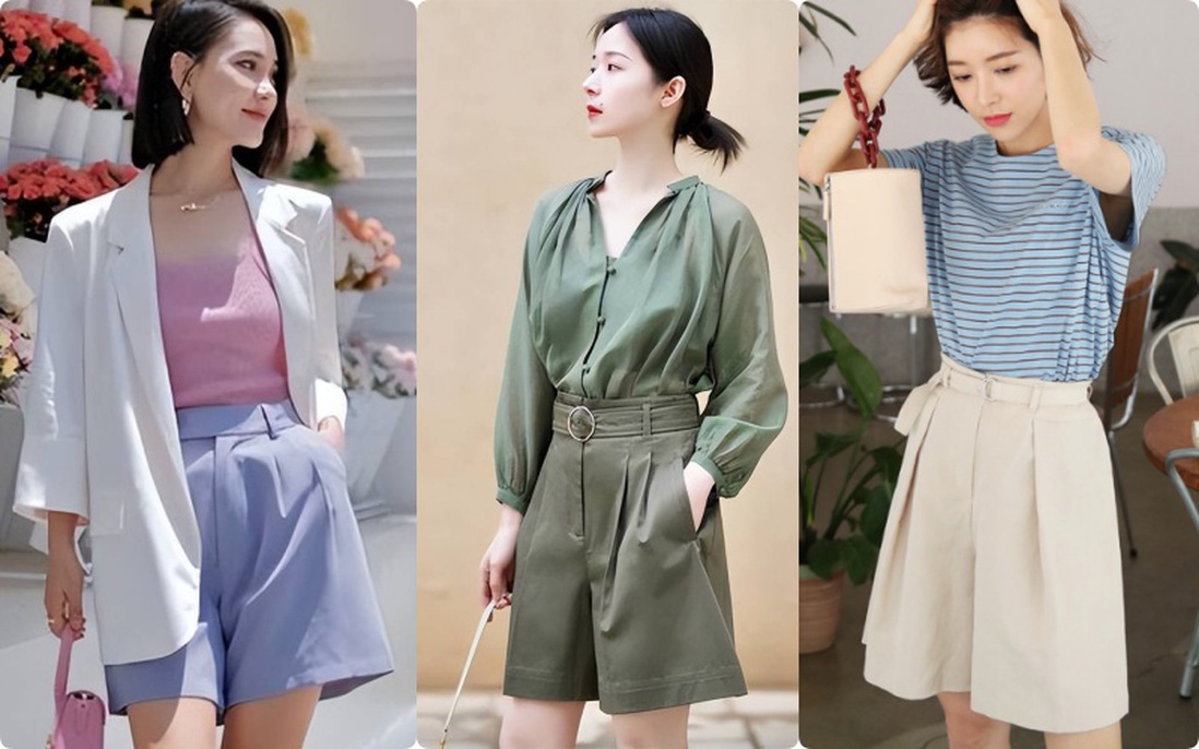 Kiểu quần shorts có khả năng trẻ hóa style công sở của nàng 30+