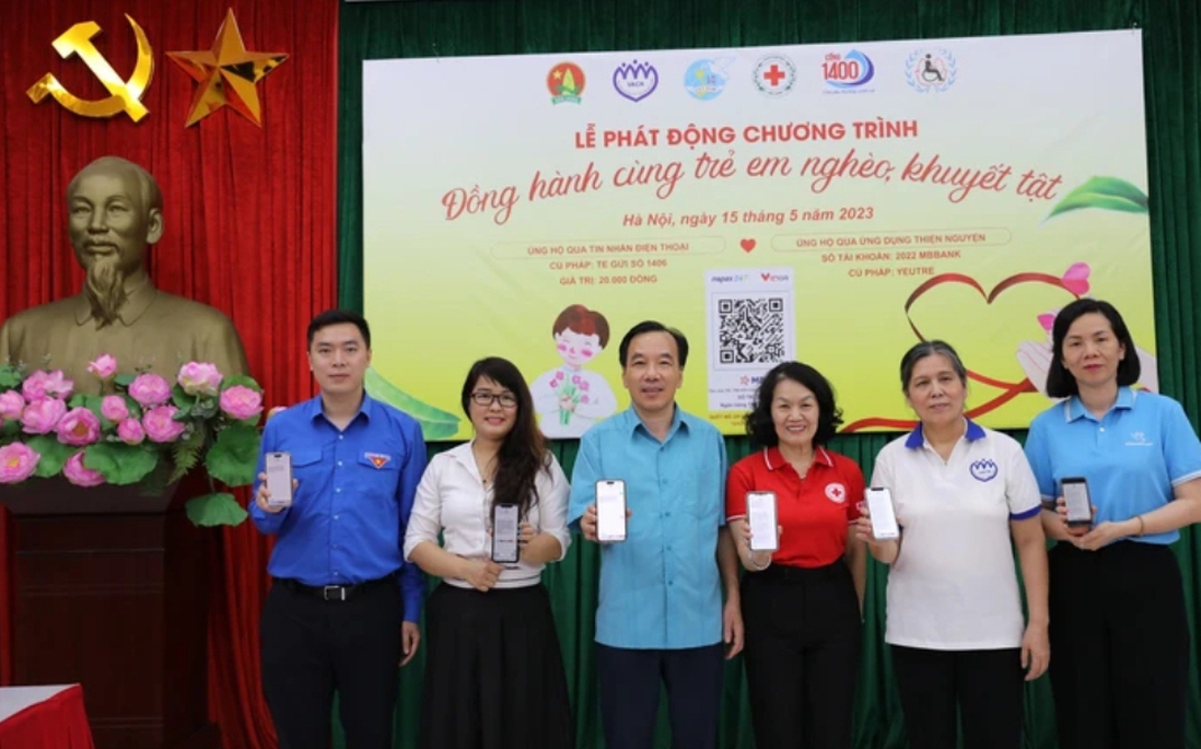 Hội LHPN Việt Nam vận động ủng hộ nguồn lực hỗ trợ trẻ em nghèo, khuyết tật