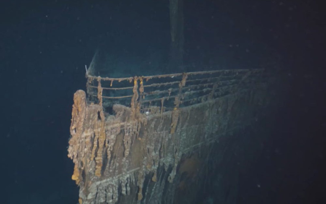 Cận cảnh con tàu Titanic huyền thoại bị bao trùm bởi vẻ u ám sau 111 năm nằm sâu dưới đại dương