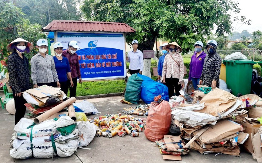 Hội LHPN tỉnh Bắc Giang: Chia sẻ kinh nghiệm về thu gom, phân loại rác thải sinh hoạt
