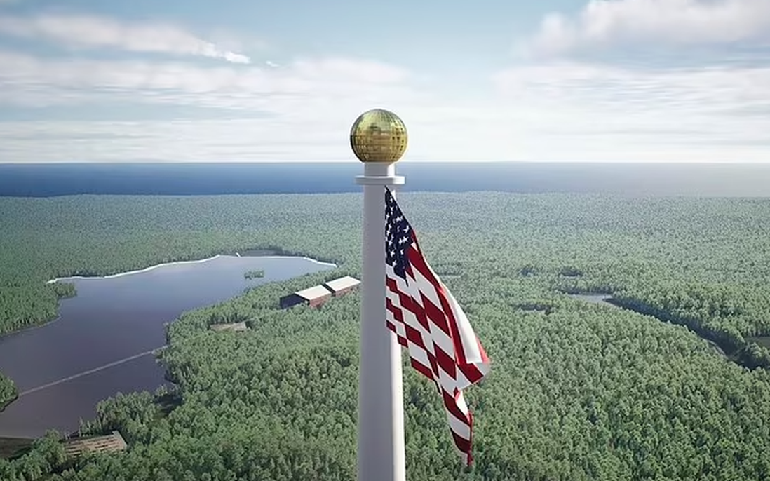 Người Mỹ tranh cãi "nổ lửa" vì dự án 1 tỉ USD xây cột cờ cao nhất thế giới