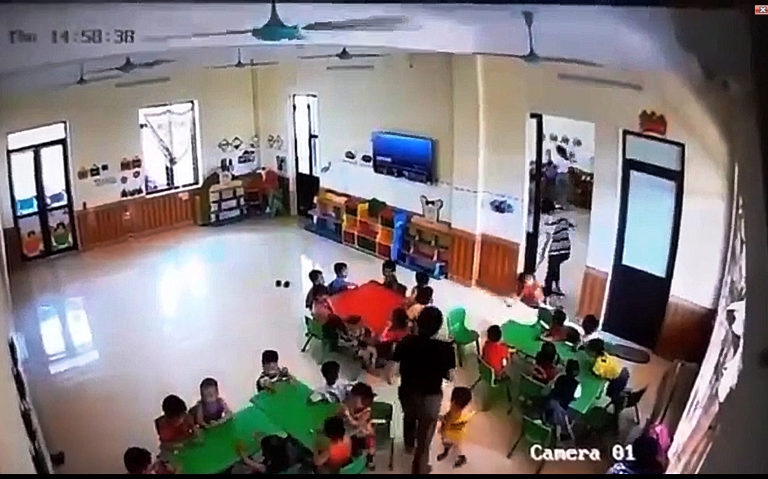 Ninh Bình: Cô giáo mầm non nghi bạo hành trẻ ngay tại lớp