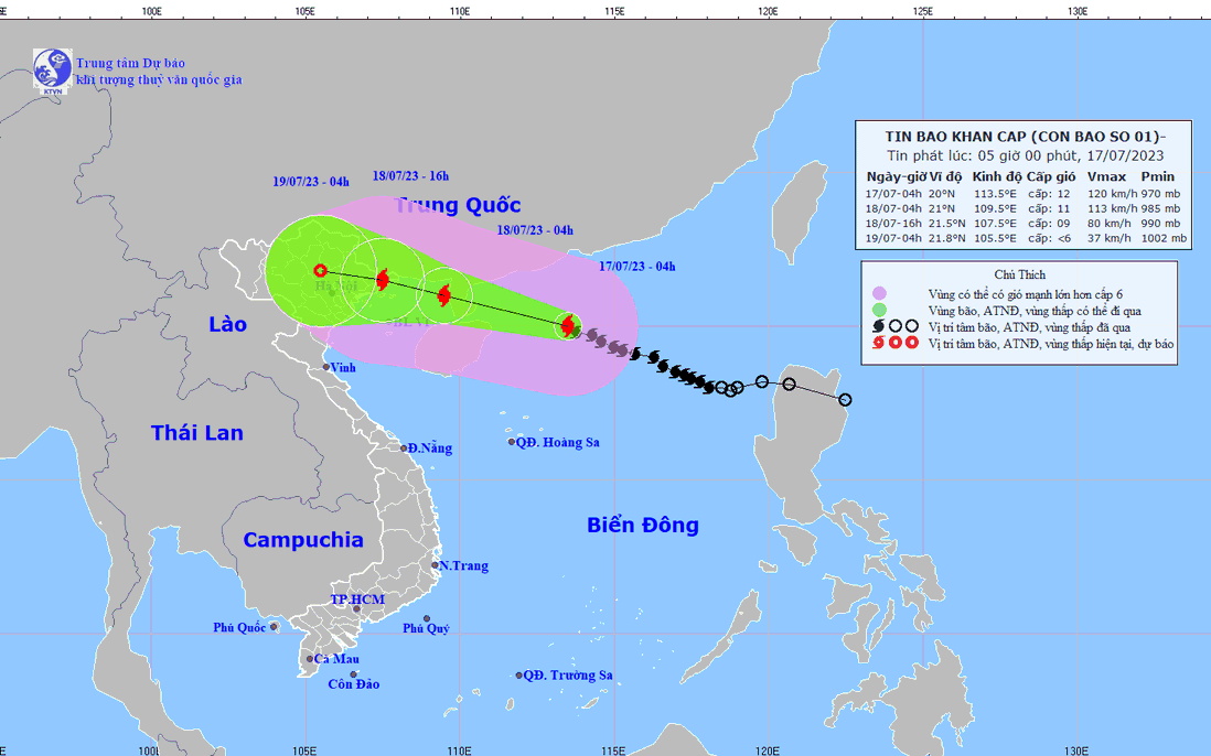 Bão số 1 gia tăng sức mạnh, đêm nay Bắc Bộ mưa rất to; truyền thông châu Á đồng loạt phát tin