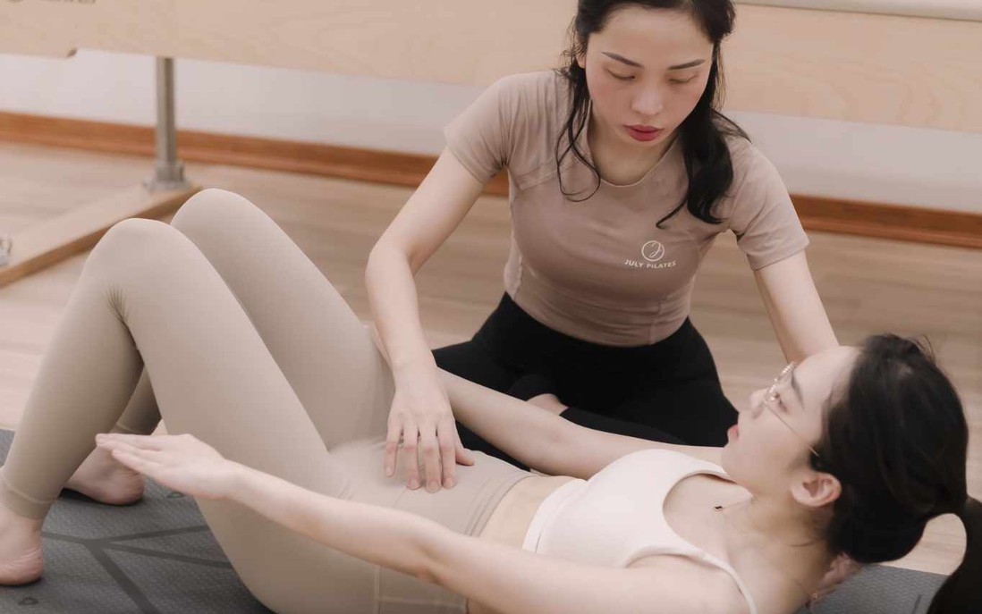 Cải thiện sức khỏe sau sinh với môn pilates