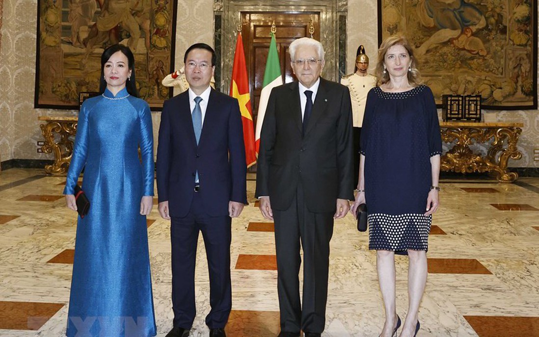 Hoạt động của Chủ tịch nước Võ Văn Thưởng và Phu nhân trong chuyến thăm cấp Nhà nước Cộng hòa Italy