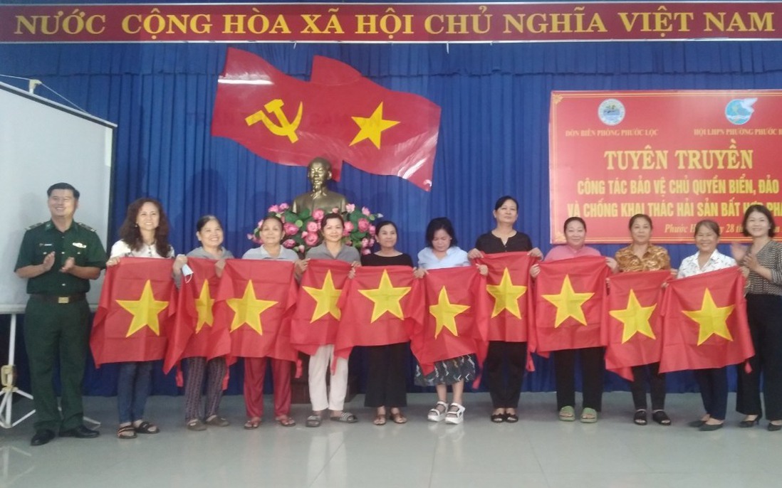 Bình Thuận: Tuyên truyền bảo vệ chủ quyền biển, đảo cho hội viên, phụ nữ